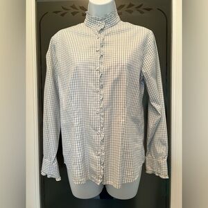 Eddie Bauer Windowpane Blouse